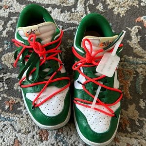 Nike Shoes | Nike Dunk x Virgil x Offwhite | Color: Green/White |